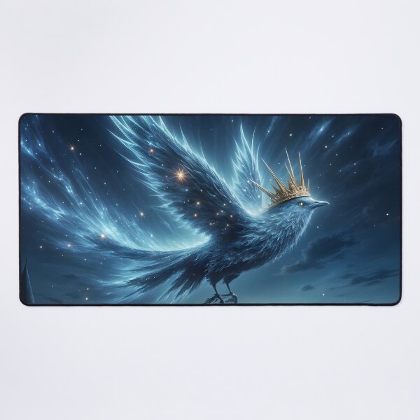 Item preview, Azure guardian of the midnight sky and starry dreams designed and sold by KunstGeist.