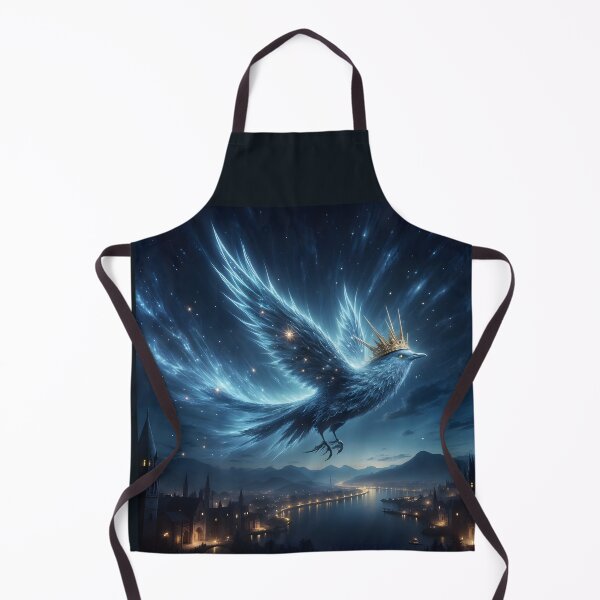 Item preview, Azure guardian of the midnight sky and starry dreams designed and sold by KunstGeist.