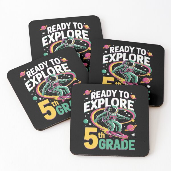 Item preview, Ready to Explore Fifth Grade Kindergarten Astronaut Kids T designed and sold by joyouartArt.
