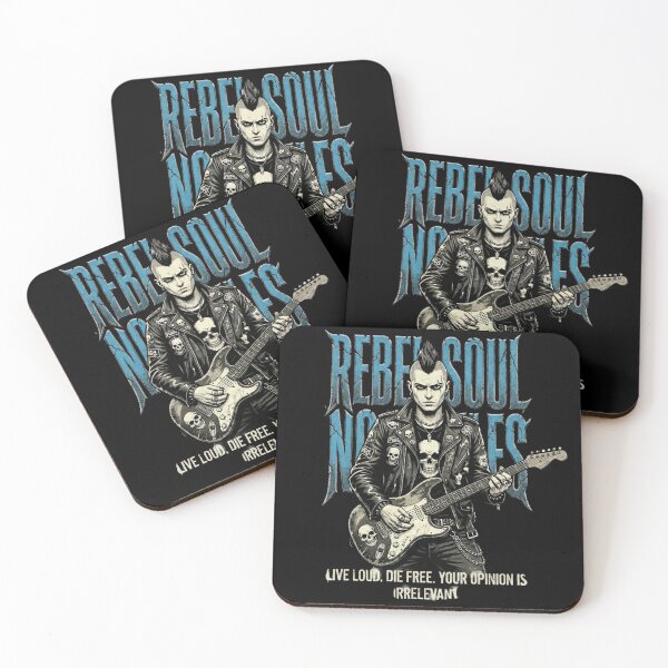 Item preview, Rebel Soul No Rules Rock designed and sold by ZingArtt.