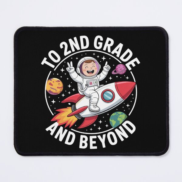 Item preview, Second Grade and Beyond Astronaut 2nd Grade Students designed and sold by joyouartArt.