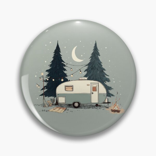 Item preview, Moonlit trailer camping designed and sold by anytka.