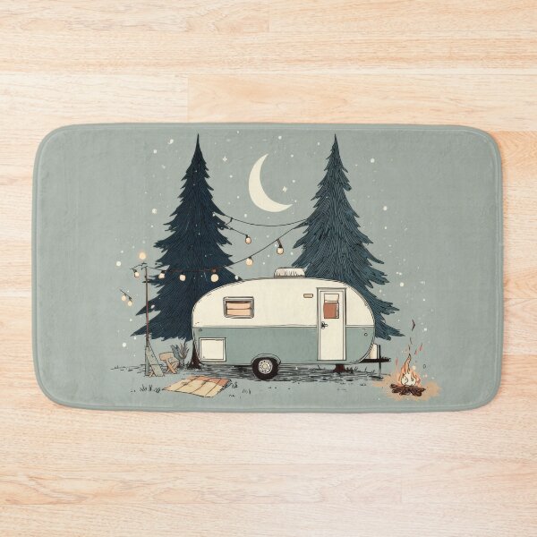 Item preview, Moonlit trailer camping designed and sold by anytka.
