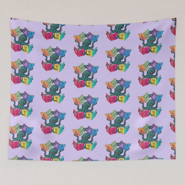 Item preview, Feminist Octopus Reading Multiple Books  designed and sold by TeeARTHY.
