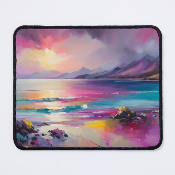 Item preview, Isle of Skye Magenta  Art Print designed and sold by davidelder.