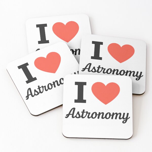 Item preview, I Love Astronomy | Cosmic Typography | Stargazing & Space Exploration Design designed and sold by PaintedPixels01.