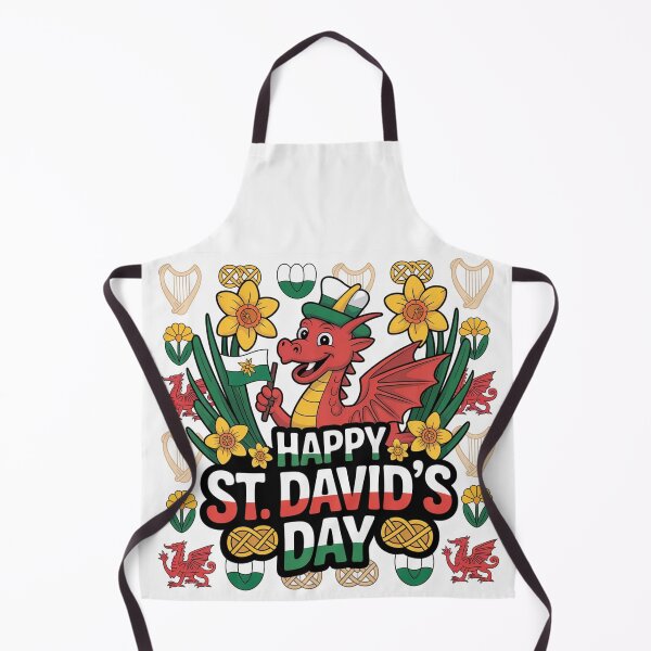 Item preview, Happy St. David's Day Welsh Dragon – Cute Dydd Gŵyl Dewi Design designed and sold by Midnight Veil Designs.