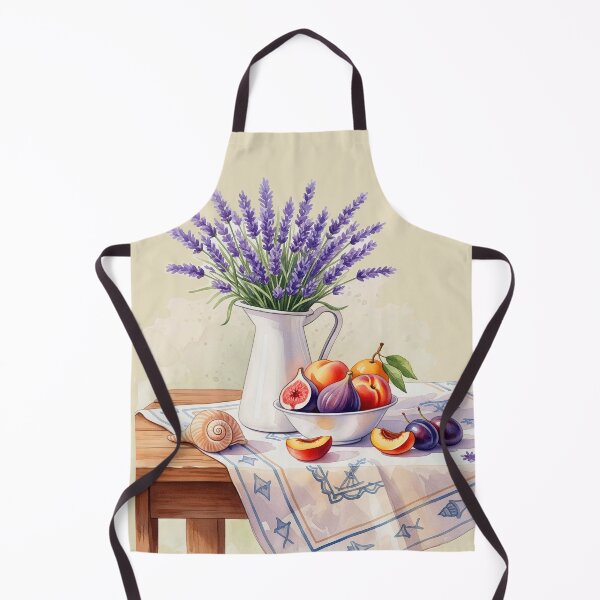 Item preview,  Watercolor lavander bouquet, Summer still life, French Provence, Mediterranean motif  designed and sold by Mevissart.