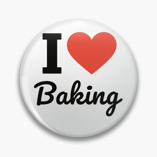 Item preview, I Love Baking | Sweet Treat Typography | Artisan Pastry & Home Kitchen Design designed and sold by PaintedPixels01.