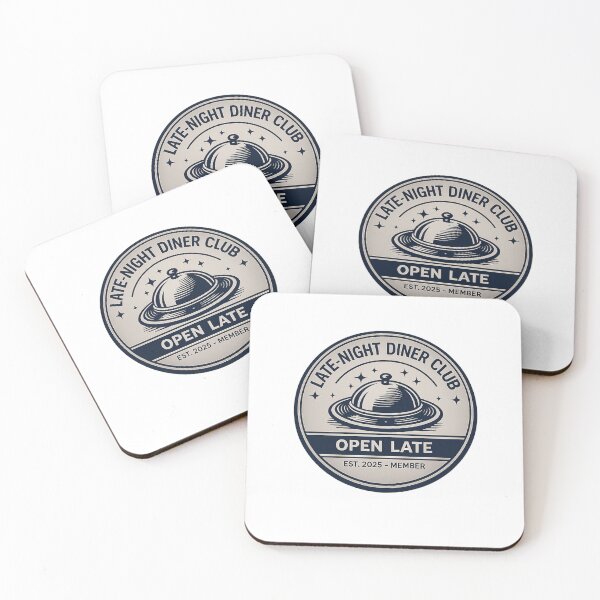 Item preview, Late Night Diner Club Open Late Badge designed and sold by CLOUTKULT.