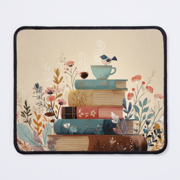 Item preview, Books and flowers on a table designed and sold by anytka.