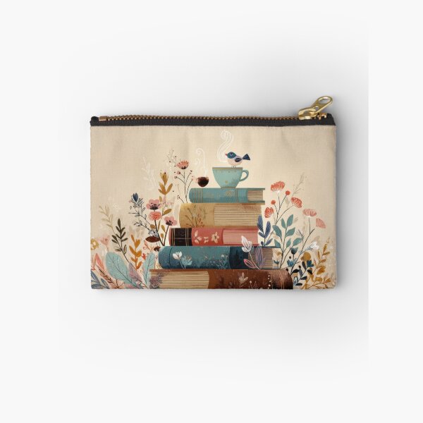 Item preview, Books and flowers on a table designed and sold by anytka.