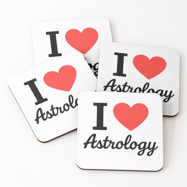 Item preview, I Love Astrology | Zodiac & Cosmic Typography | Celestial Horoscope & Spiritual Design designed and sold by PaintedPixels01.