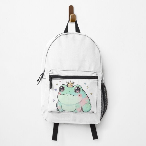 Item preview, Cute Kawaii Style Frog King designed and sold by Melissa Conner.