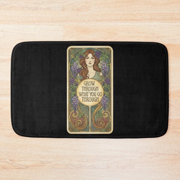 Item preview, Grow Through What You Go Through - Art Nouveau Wisteria Vintage Art designed and sold by freackly.