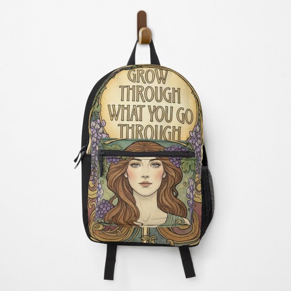 Item preview, Grow Through What You Go Through - Art Nouveau Wisteria Vintage Art designed and sold by freackly.