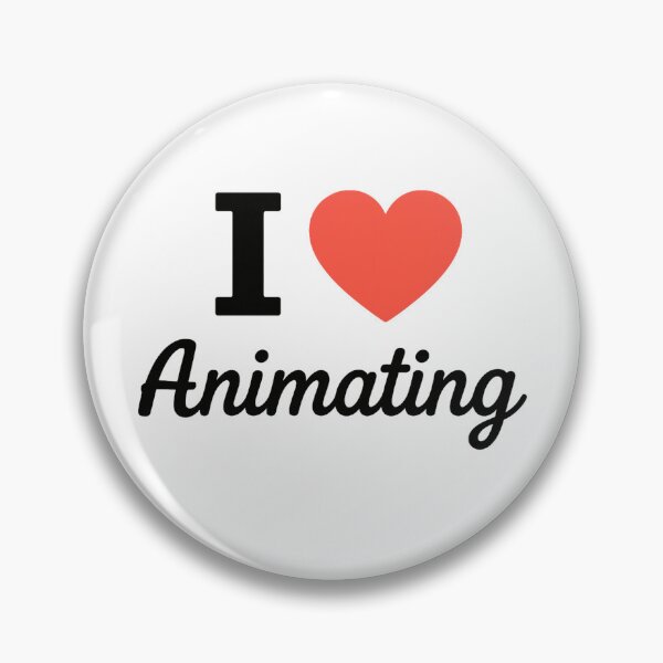 Item preview, I Love Animating | Motion & Digital Art Typography | Creative Animation and Storytelling Design designed and sold by PaintedPixels01.