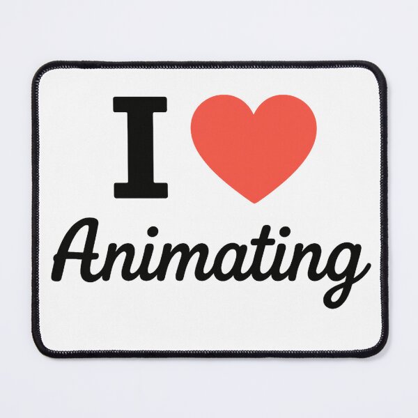 Item preview, I Love Animating | Motion & Digital Art Typography | Creative Animation and Storytelling Design designed and sold by PaintedPixels01.