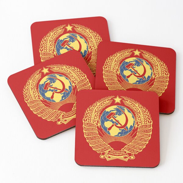 Item preview, Golden Soviet Union Flag designed and sold by ginwithinreach.
