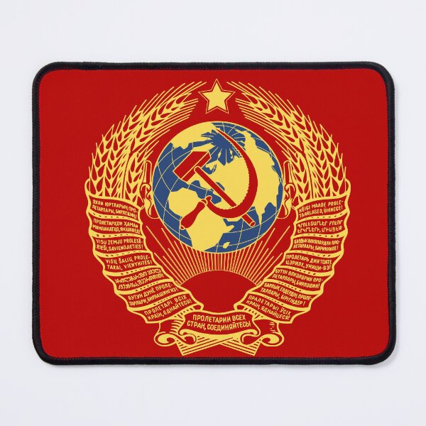 Item preview, Golden Soviet Union Flag designed and sold by ginwithinreach.