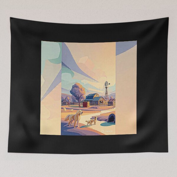 Item preview, Colorado Farm Sunrise – Vibrant Rural Landscape#1 designed and sold by Helios Be. Lavsh.