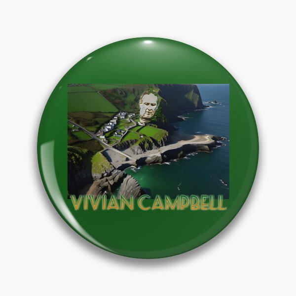 Item preview, Vivian Campbell Irish Coastline Optical Illusion Tshirt designed and sold by Tshirtophobia.