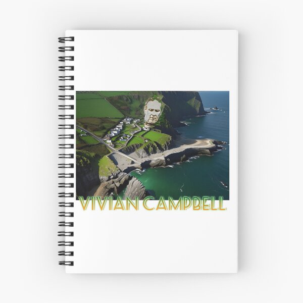 Item preview, Vivian Campbell Irish Coastline Optical Illusion Tshirt designed and sold by Tshirtophobia.