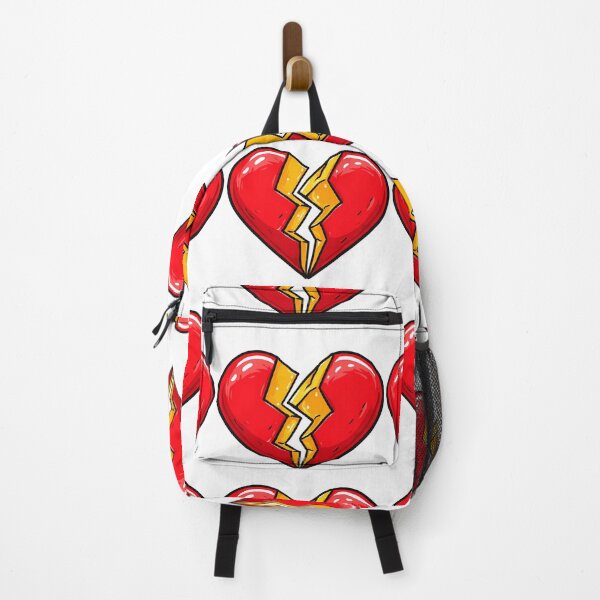 Item preview, Broken Heart Lightning Crack Saint Valentine's Day - Bold Heartbreak Art Print designed and sold by DesignArtist.ia.