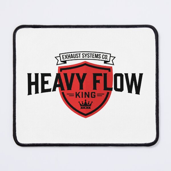 Item preview, Heavy Flow King - Vintage Automotive Performance Exhaust Logo designed and sold by 1001T-Shirt.