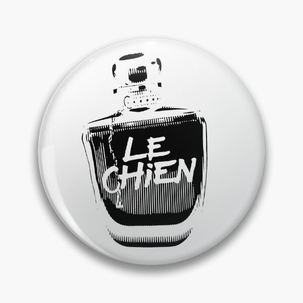 Item preview, Le Chien Vintage Perfume Bottle Art - French Fashion Parody designed and sold by 1001T-Shirt.