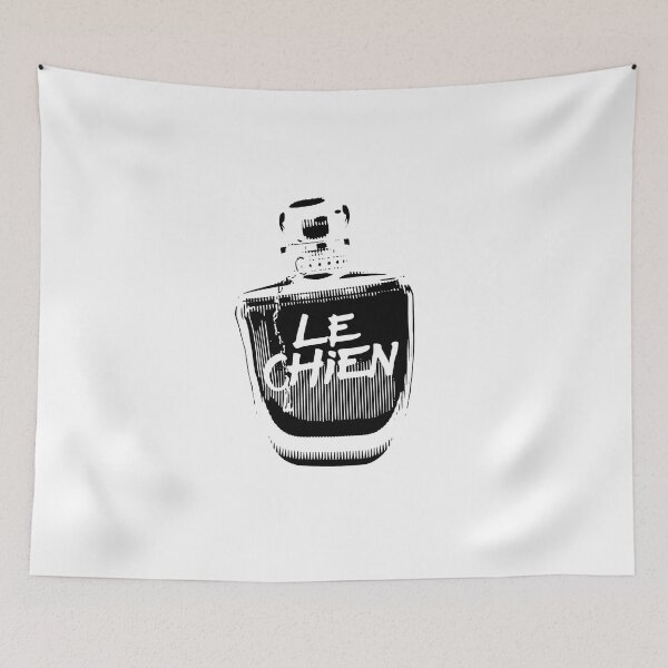 Item preview, Le Chien Vintage Perfume Bottle Art - French Fashion Parody designed and sold by 1001T-Shirt.
