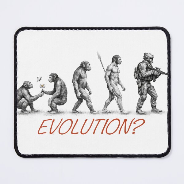 Item preview, Evolution? Protest sketch designed and sold by CREANDERTHAL.