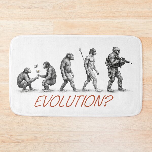 Item preview, Evolution? Protest sketch designed and sold by CREANDERTHAL.