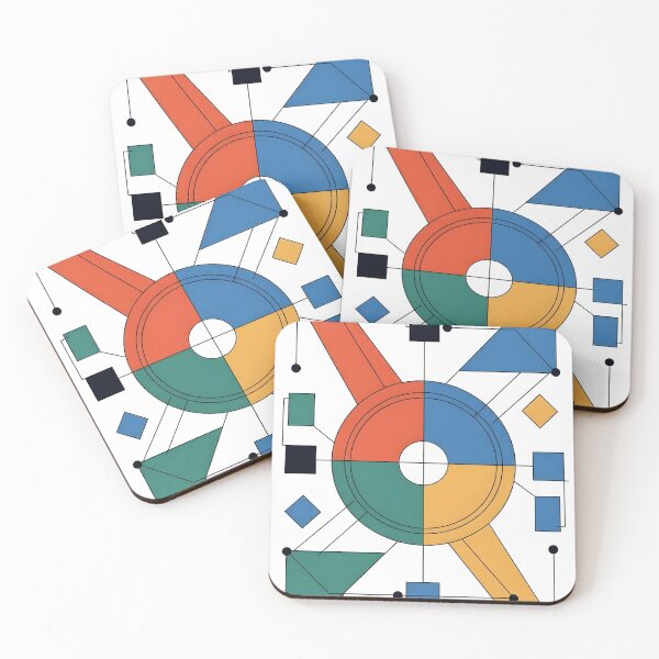 Item preview, Geometric Color Harmony designed and sold by AI Art Cafe.