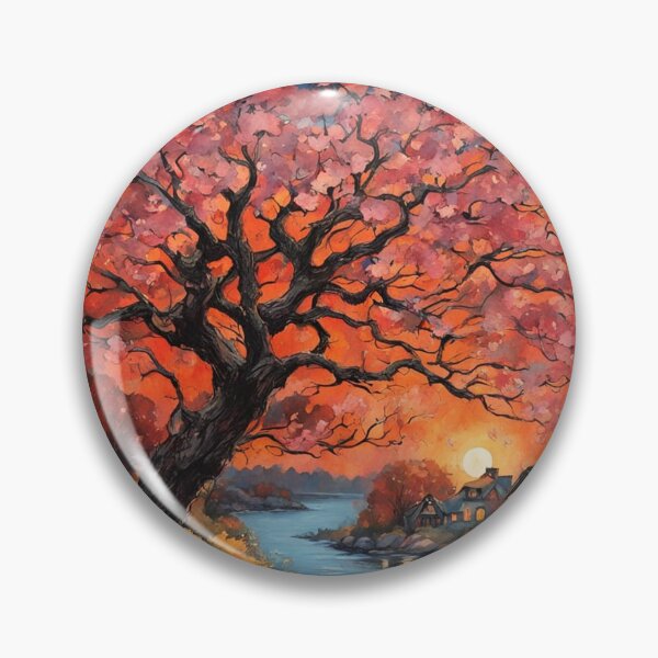 Item preview, Scarlet Arboreal Fan designed and sold by IvaRenee.