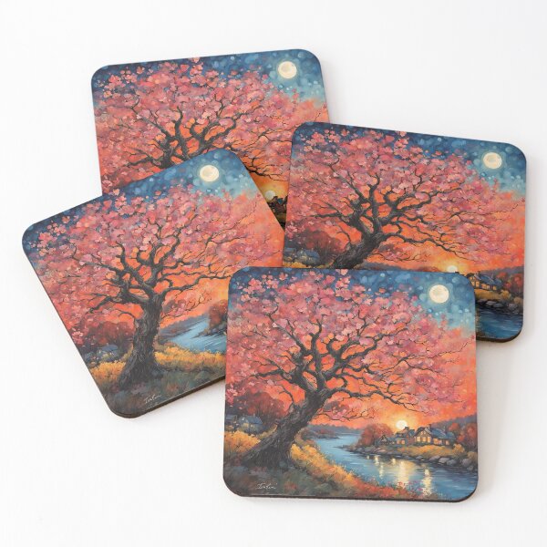 Item preview, Scarlet Arboreal Fan designed and sold by IvaRenee.