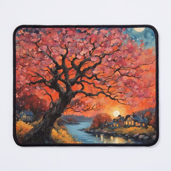 Item preview, Scarlet Arboreal Fan designed and sold by IvaRenee.
