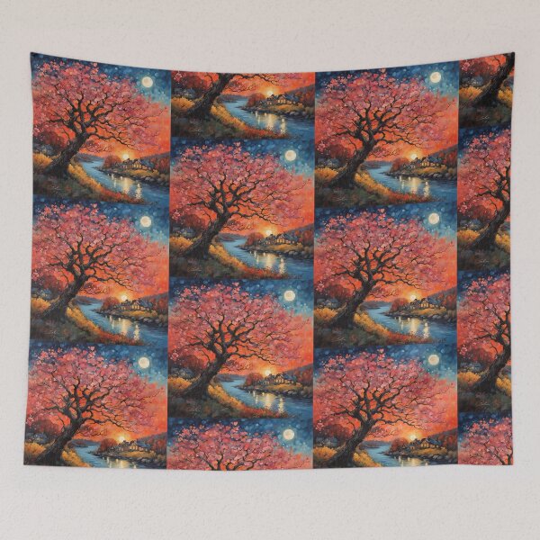 Item preview, Scarlet Arboreal Fan designed and sold by IvaRenee.
