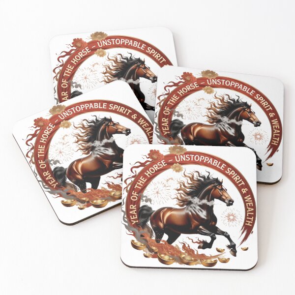 Item preview, Blazing Horse Energy T Shirt, Surge of Wealth Mug, Lunar New Year Celebration Gift designed and sold by YMLux.