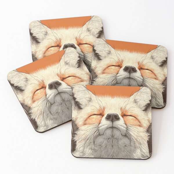 Item preview, Fox with headphones enjoying music designed and sold by anytka.