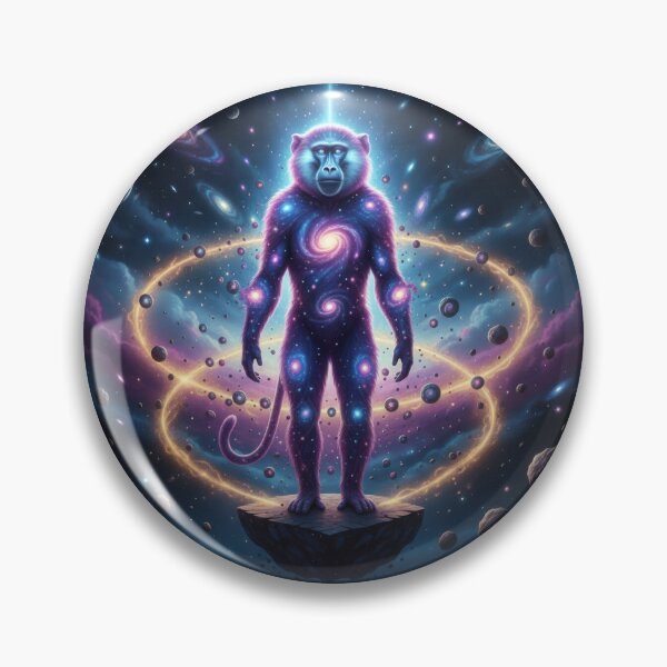 Item preview, Cosmic Baboon - Nebula designed and sold by Cosmic Zoo.
