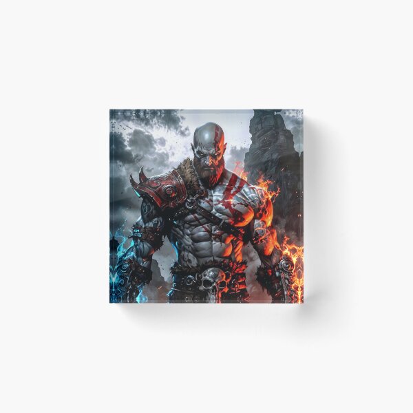 Item preview, Kratos God of War – Duality of Fire and Ice designed and sold by joseharry.