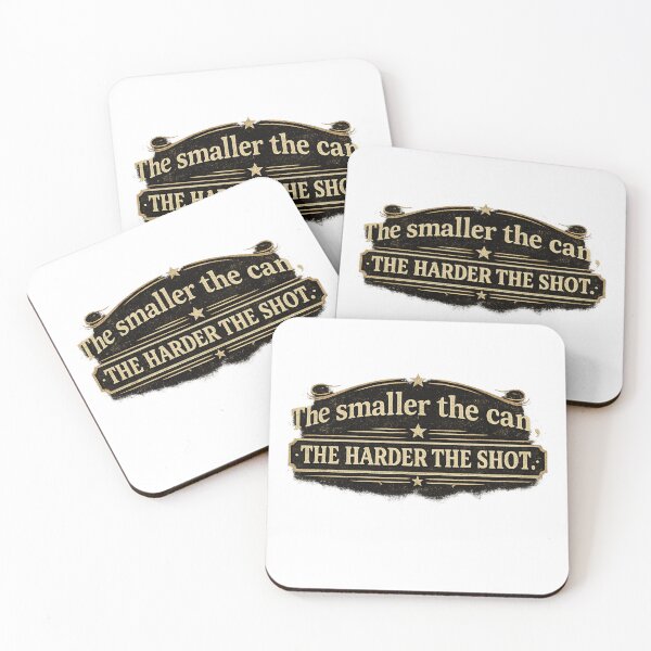 Item preview, The Smaller the Can, The Harder the Shot – Vintage Hunting Humor designed and sold by purrtees.
