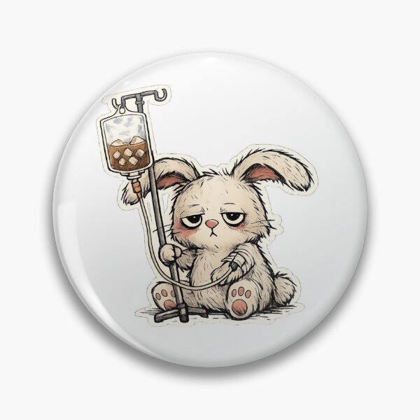 Item preview, Grunge Caffeine Drip IV Bunny designed and sold by Melissa Conner.
