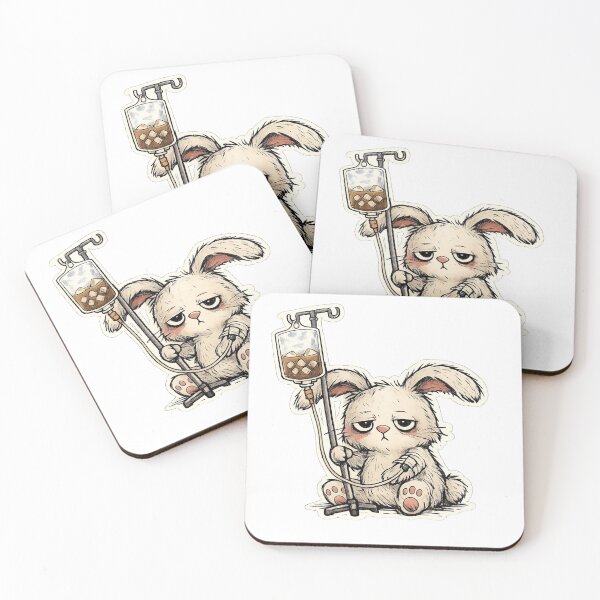 Item preview, Grunge Caffeine Drip IV Bunny designed and sold by Melissa Conner.