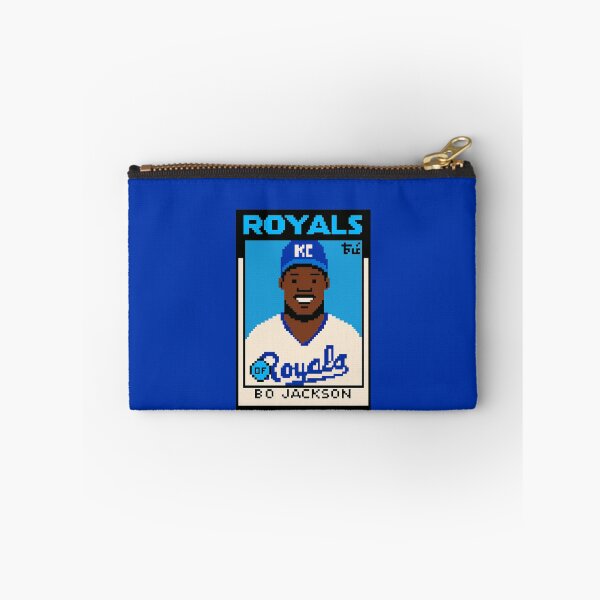 Item preview, Bo Jackson 8-Bit Retro Royals Baseball Card Art designed and sold by TheArtOfCar.