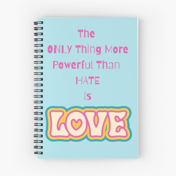 Item preview, The only thing more powerful than hate is love trending typography valentines day design  designed and sold by Ngraved06.