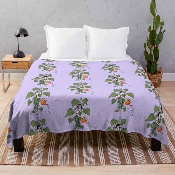 Item preview, Woman Wrapped in Leaf Vines Watering Plants designed and sold by TeeARTHY.
