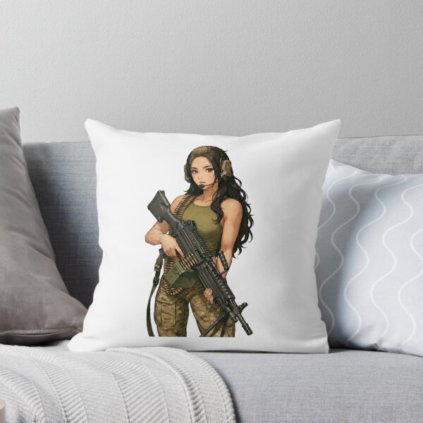 Item preview, Machine Gun Girl designed and sold by RAWLIFEGRAPHIC.