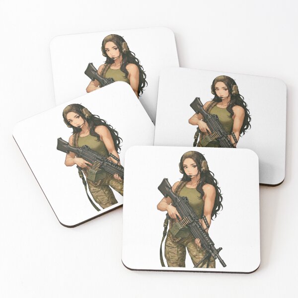Item preview, Machine Gun Girl designed and sold by RAWLIFEGRAPHIC.